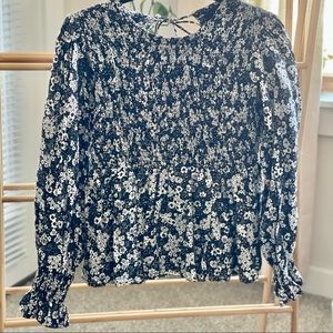 Anthropologie Floral Top